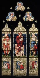 Wilden, Tutti i Santi, Finestra Est, Morris & Co., Edward Burne-Jones, John Henry Dearle, San Martino, Cristo che Benedice i Bambini, San Giorgio, 1902-1914, Louisa, Alfred, I Baldwin, Primo Ministro